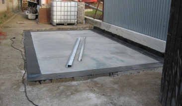fundatțe completă de beton